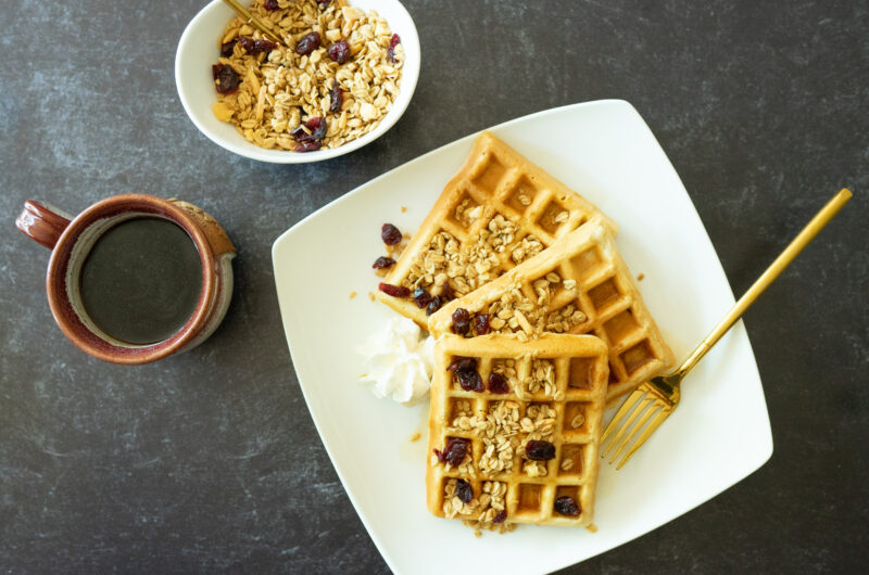 Berried Treasure Granola Waffles